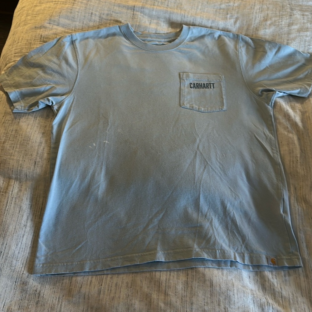 Carhartt short sleeve broken in heavyweight cotton Tshirt
